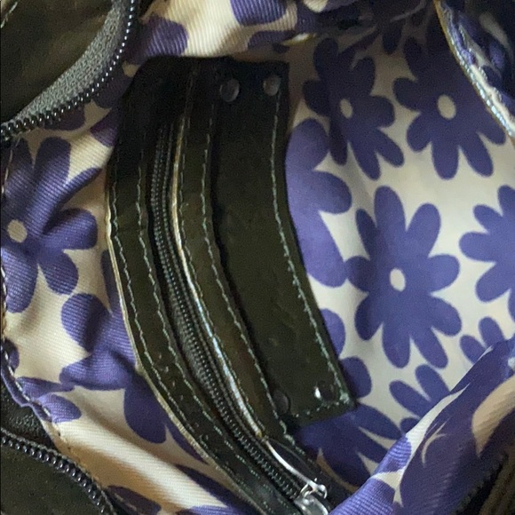 NINO BOSSI - Genuine Leather Olive Green Purse - Picture 3 of 7